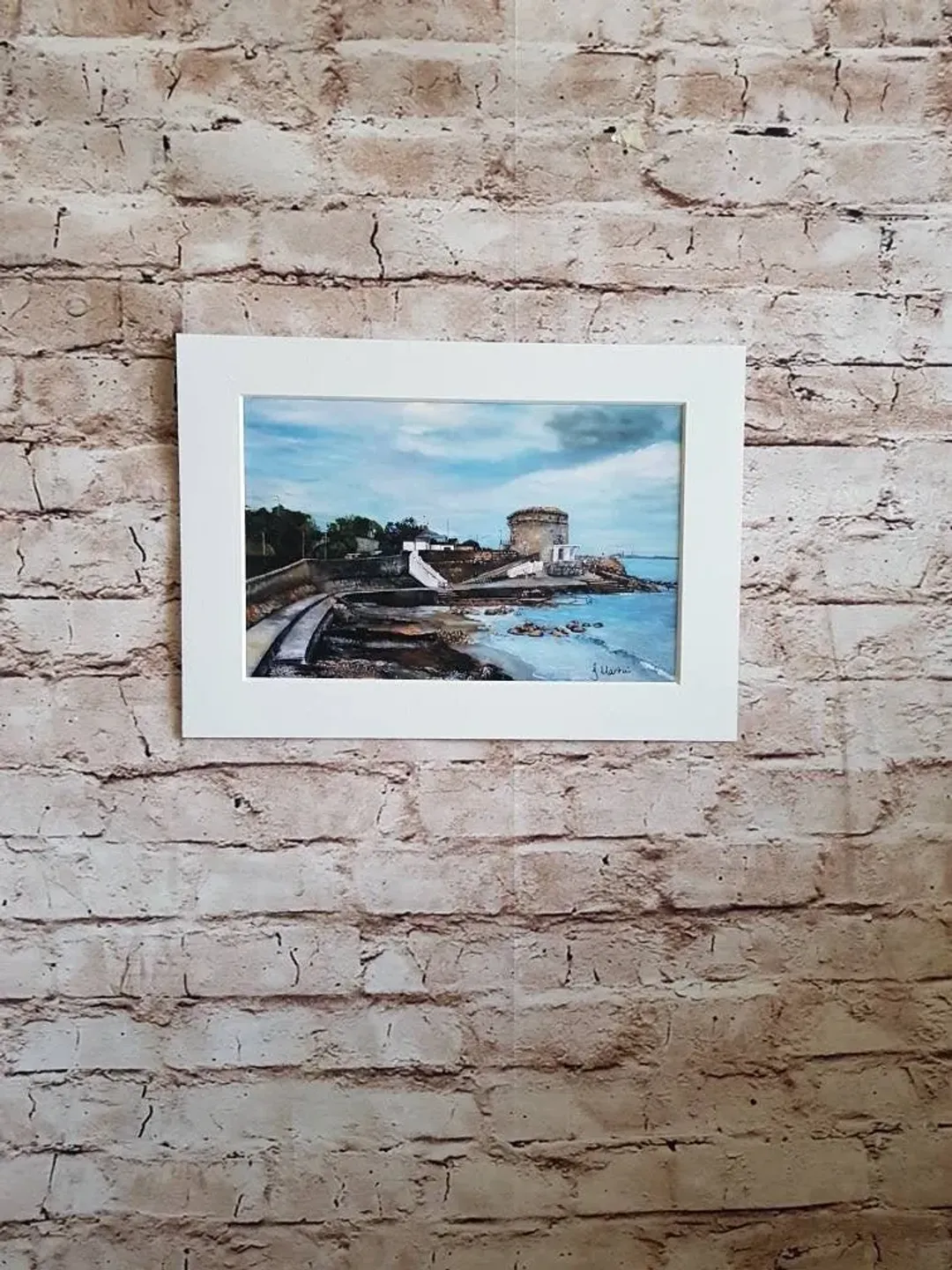 Seapoint, Co Dublin, martello, seascape dublin, seaside dublin, unmounted, unframed
