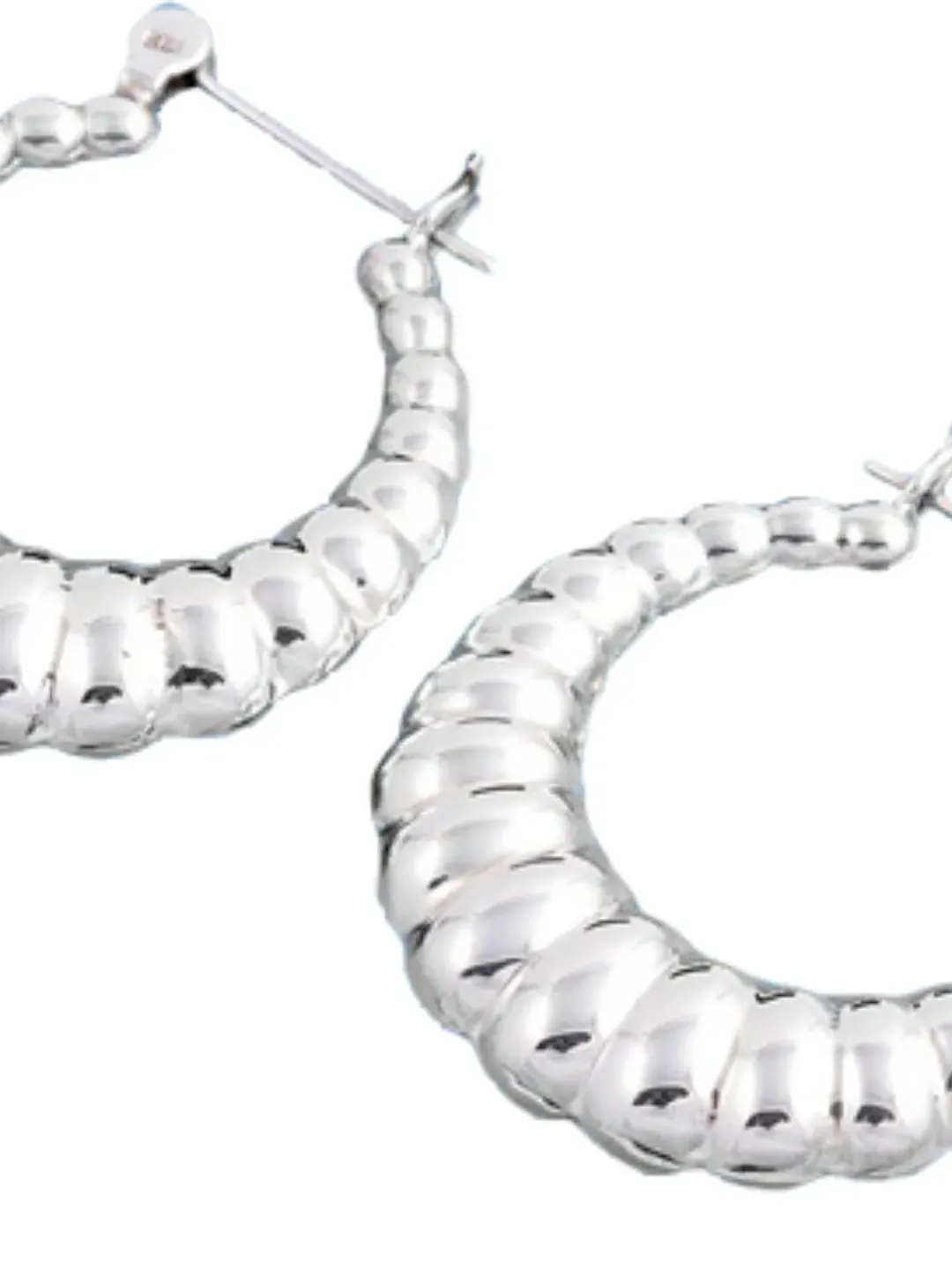 Hoop Earrings solid 925 Sterling Silver hoop Loop earrings, Hollow Hoop Earrings, Hoop earrings for women