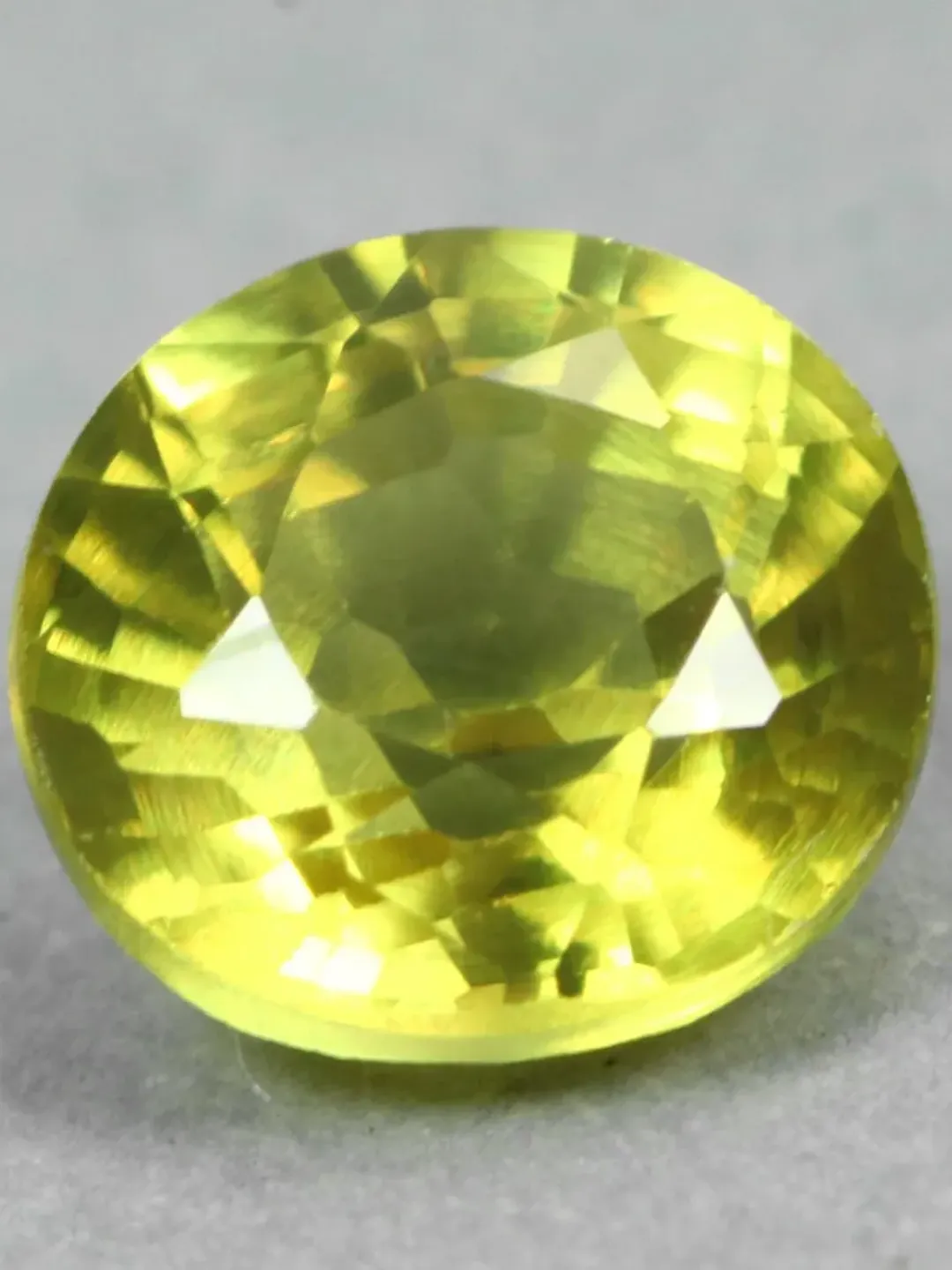 0.90 CT Flawless Rare! Unheated 100% Natural Yellow  Mali Garnet