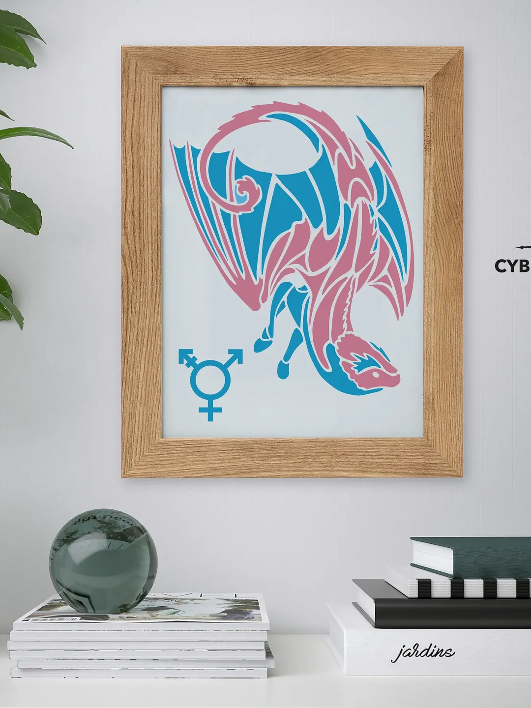 Pride Dragon [Transgender Poster | LGBTQ+ Poster | Dragon Poster ...