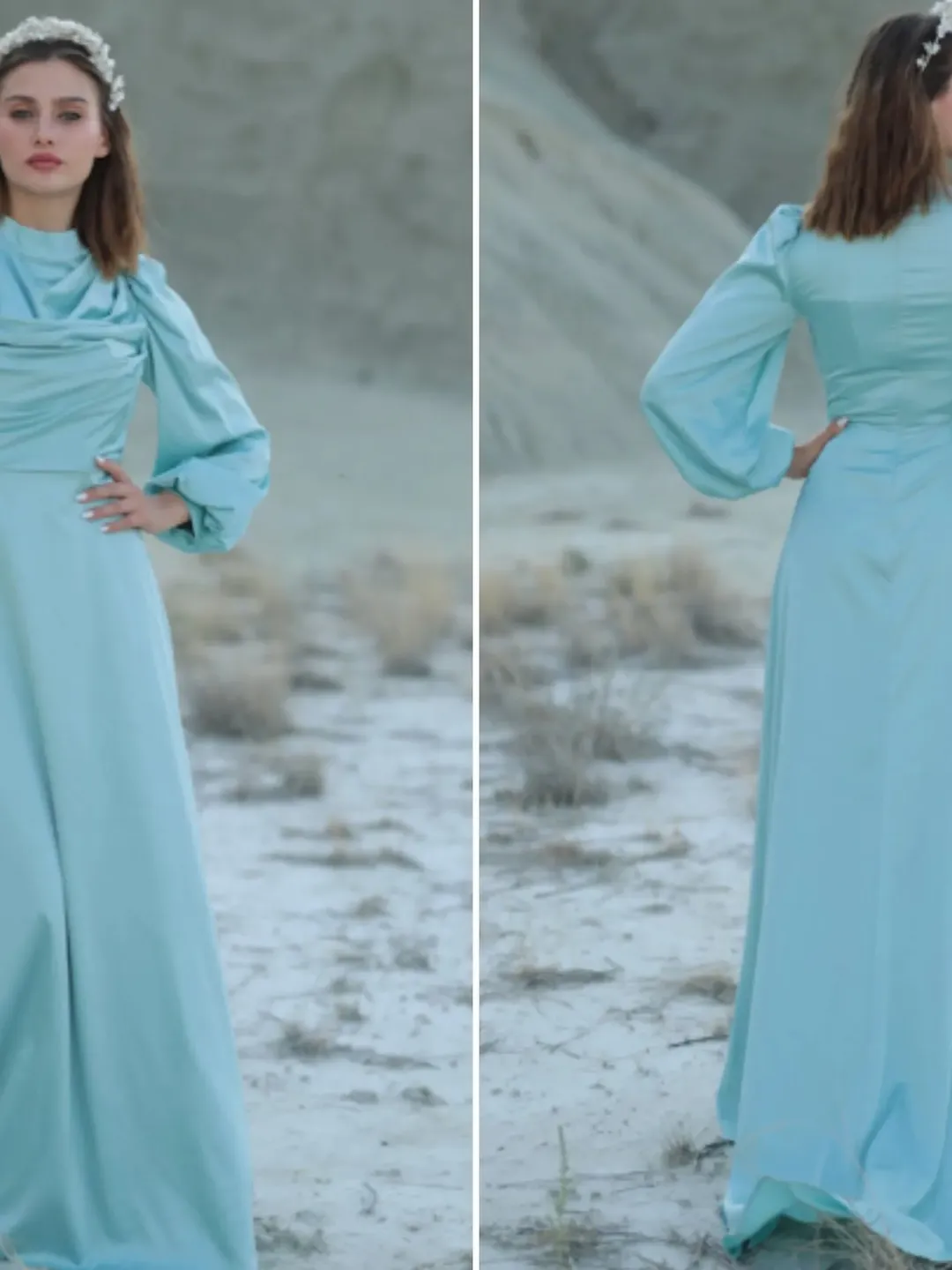 AHUNARE HIJAB - Bridesmaid Dress, Muslim Evening Dress, Nikah, Islamic Wedding, Engagement, Bridesmaid, , Prom Dresses, Long Dress,