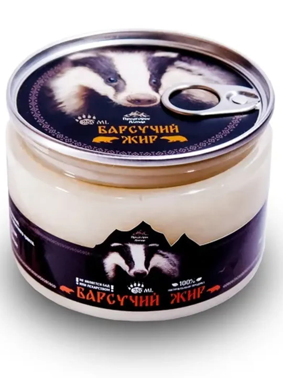 Natural Altai Badger Fat 250ml ( 8.45 oz )