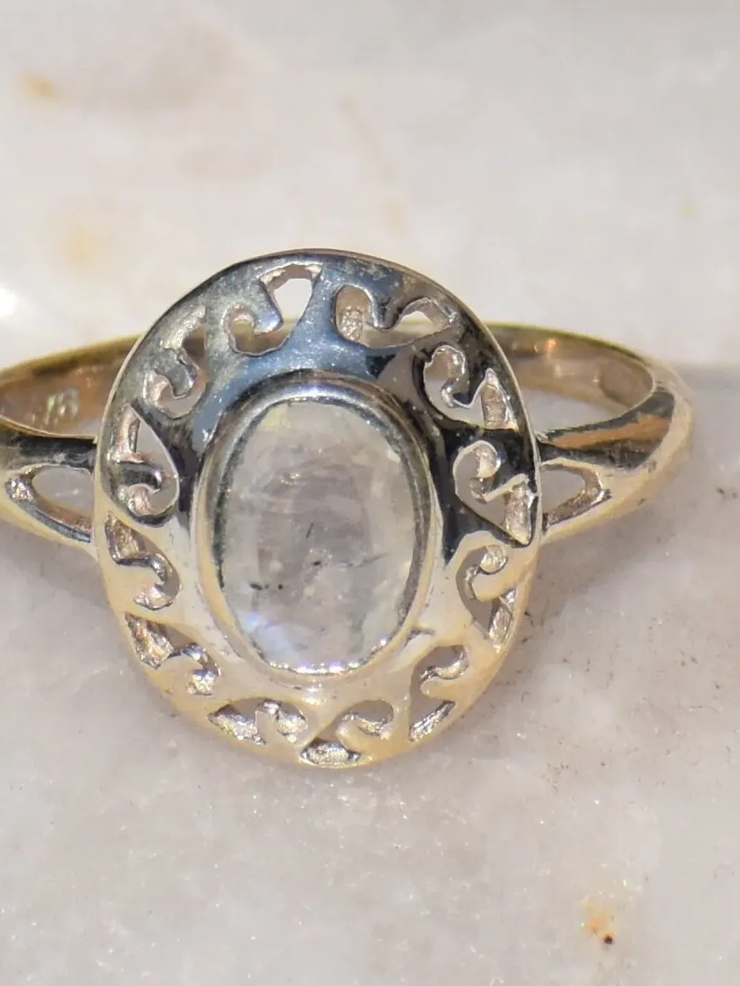 Moonstone Ring, Oval Gemstone, Vintage Ring, 925 Sterling Silver Ring Boho, Handmade Ring, Promise Ring, Charm Ring, Everyday Ring, Gift Her