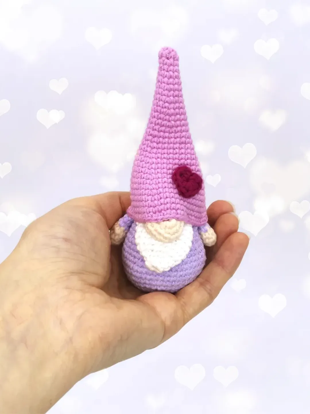 Mini gnome doll, Valentine Day doll toy, holiday decor Scandinavian mini stuffed gnome plush doll, car accessories gnome