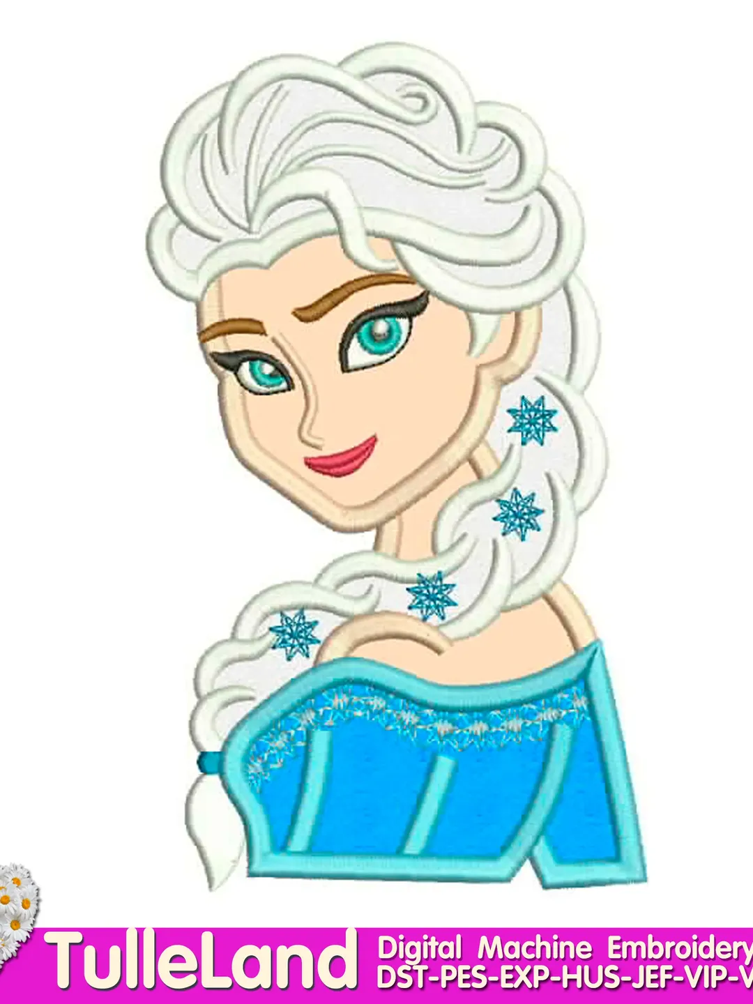 Elsa Machine Elsa Frozen Anna and Elsa Birthday Snow Girls Princess Queen Design ...