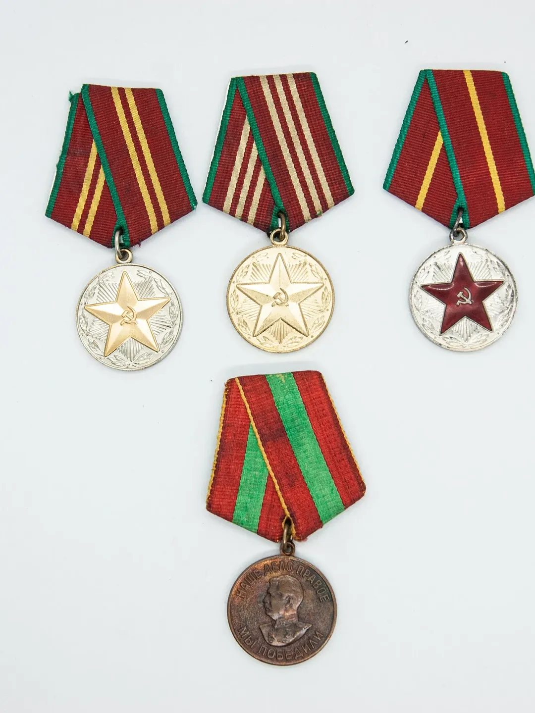 Set Soviet medals Small collection of Soviet military medals Medals of the Armed Forces of the USSR + 1 medal as a gift