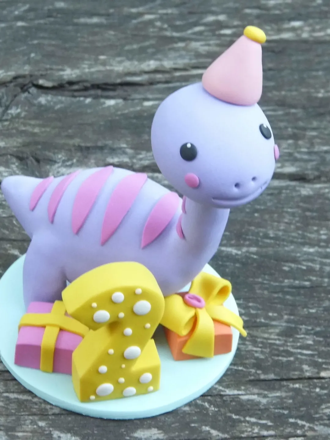 Brachiosaurus  dinosaur cake topper, Dinosaur figurine, Figurine for cake, 3rd birthday cake topper, Personalized topper, Unique cake topper