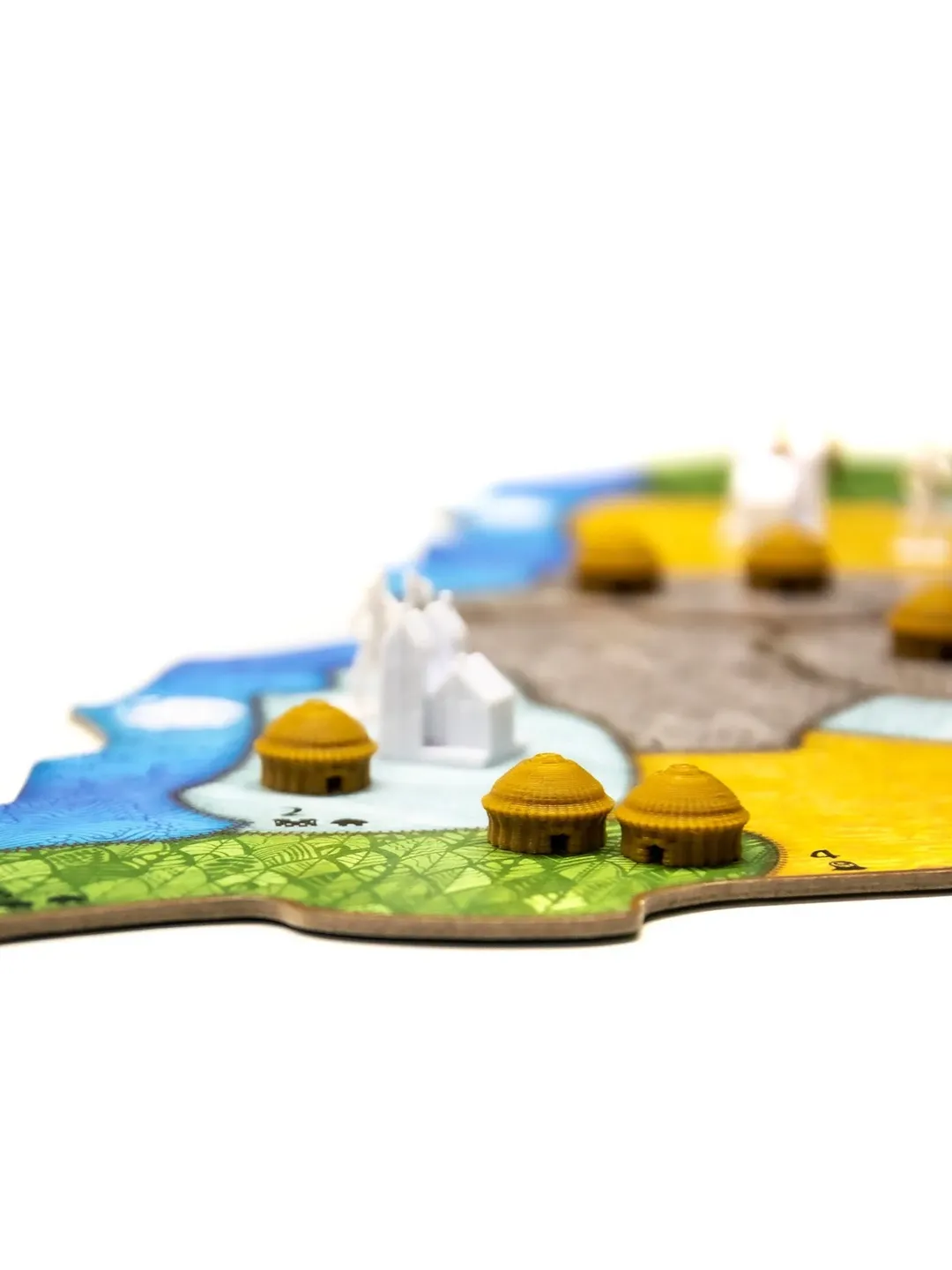 Spirit Islands Compatible Dahan Huts - Dahan Tokens - 36pcs - Board Game Accessories