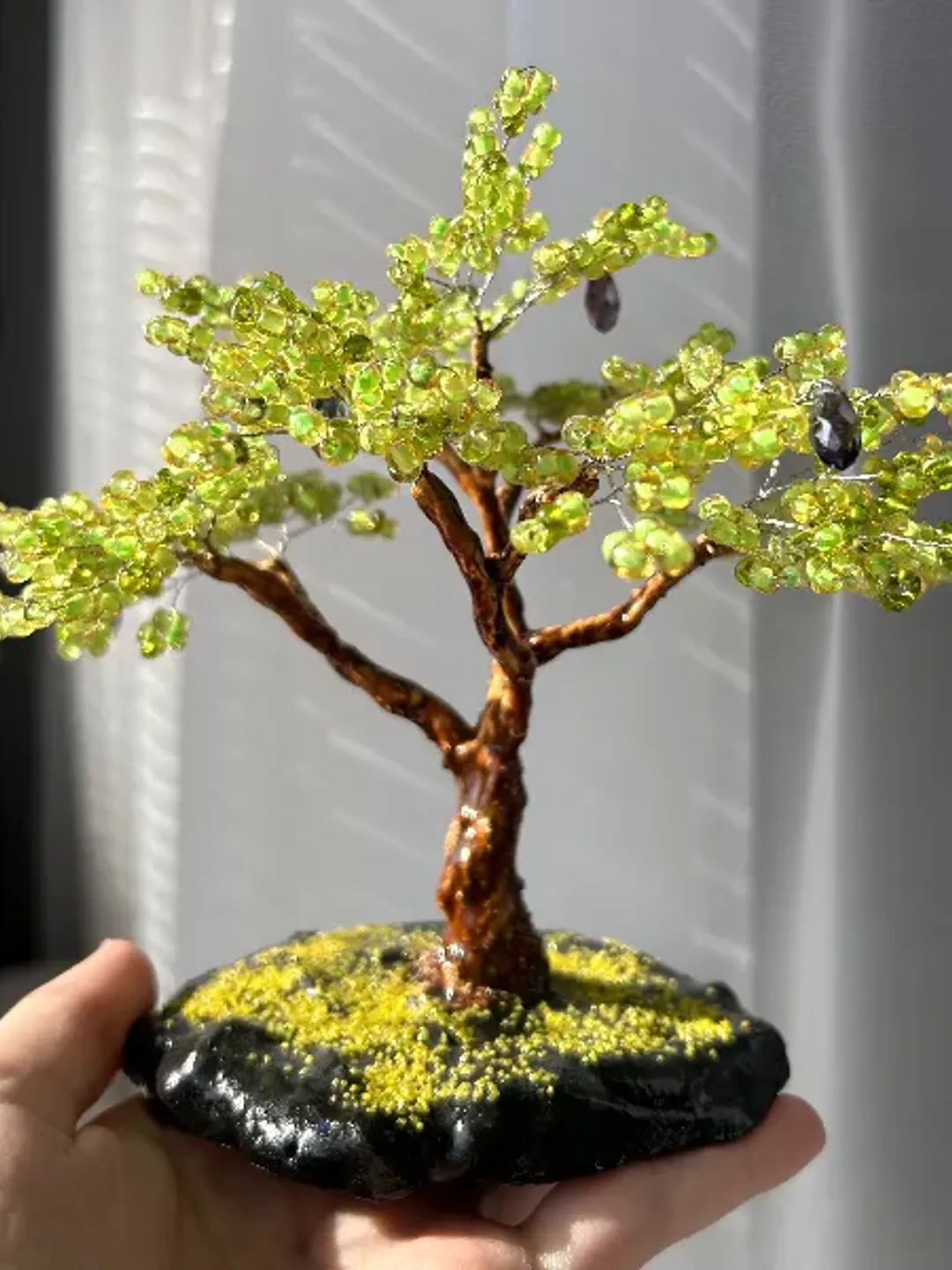 Decorative Handmade Tree Handmade beaded maple tree | tree ornament | exclusive realistic ...