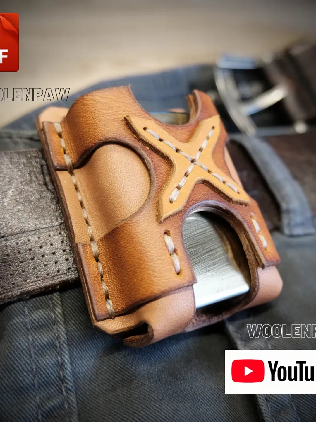 Leather pattern - Zippo case X