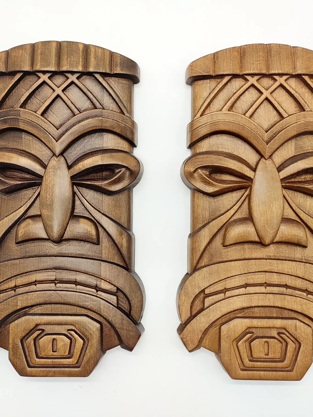 Tiki mask wood, African Wooden Tiki Mask, Wood decor, wall decor, wall panel, wooden wall panel, wooden mask, hawaiian mask, carved mask