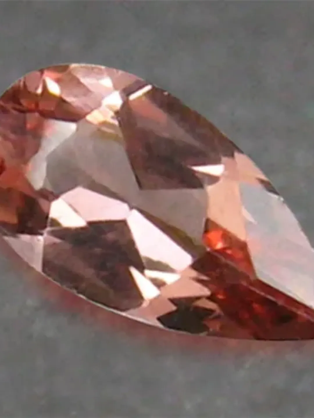 1.04 CT AAA Significant Pear Cut 100% Natural Ultra Rare Red Apatite