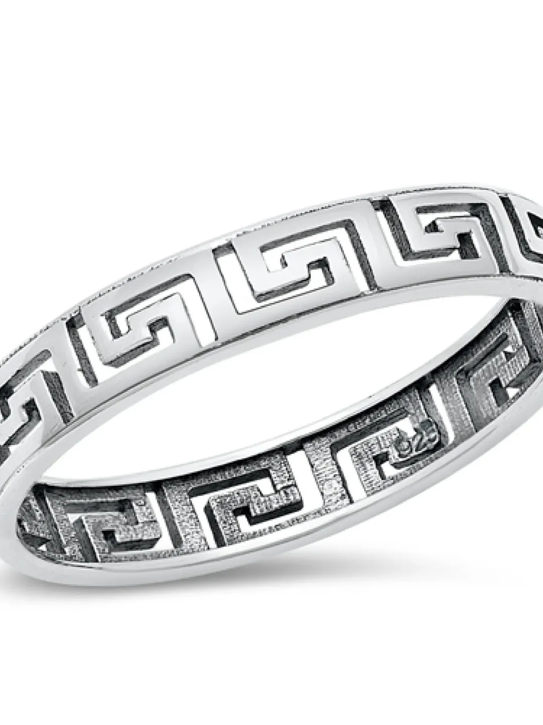 Sterling Silver Aztec Ring for Men, Boyfriend Ring, Aztec thumb ring, Aztec Silver Ring