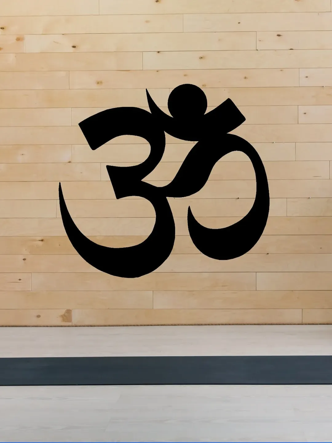 Om symbol, Metal Wall Decor, Meditation Room Decor