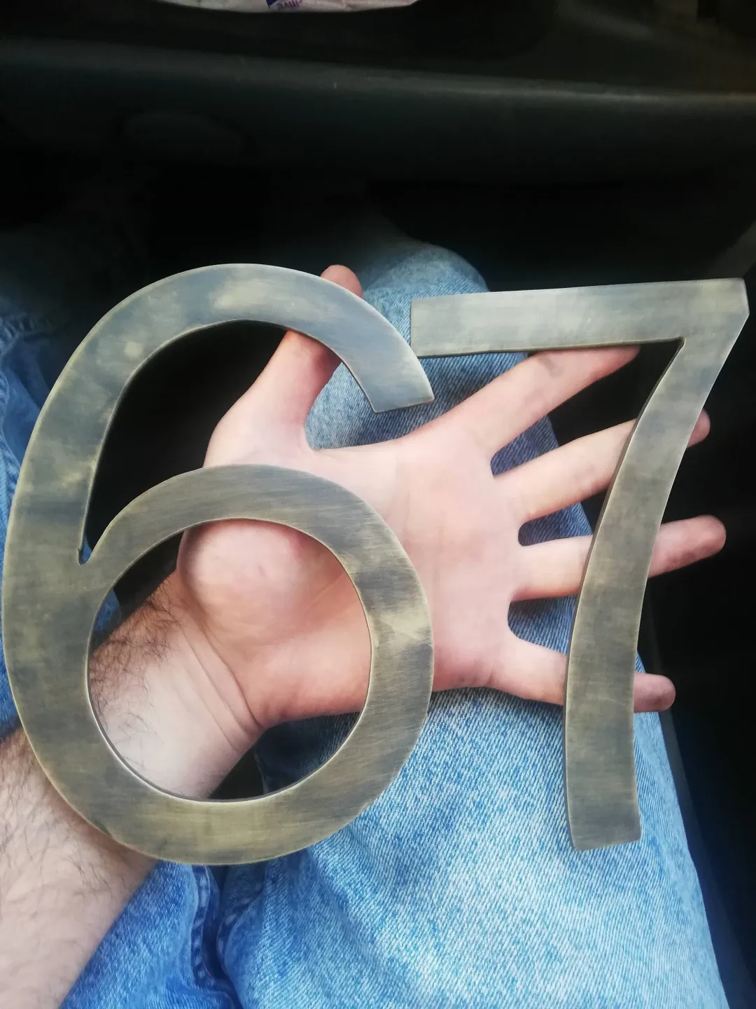 Antique Aged Brass - Cast Brass Letters - Antique Aging Cast Brass Sign