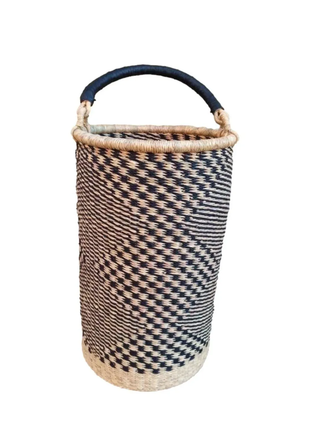 Laundry Basket With Handle | Blanket Basket | Laundry Bag | Large Laundry Basket | Woven Basket | Ghana Basket | Storage Basket