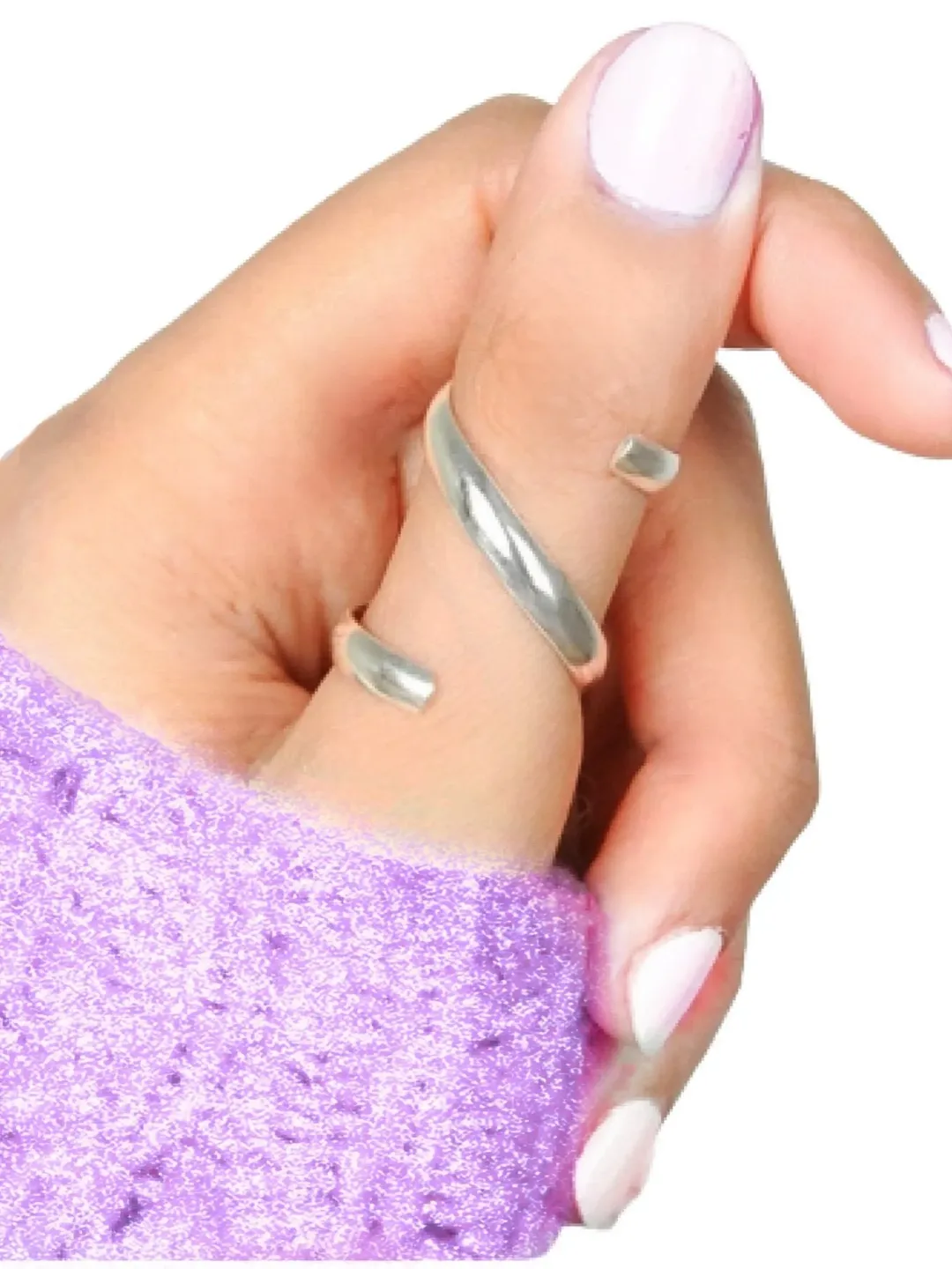 Thumb Ring, Thumb Rings, Sterling Silver Thumb Ring, Coil, Bypass, Adjustable, Polished 925, Thumb Rings for Women #thumbring Silver Rings