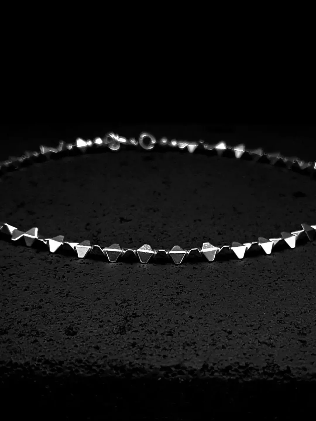 Hematite Choker Necklace with Silver Accessorize, Jewellery Gifts for , Gifts for Women, Silver Color Stylish Choker Necklace