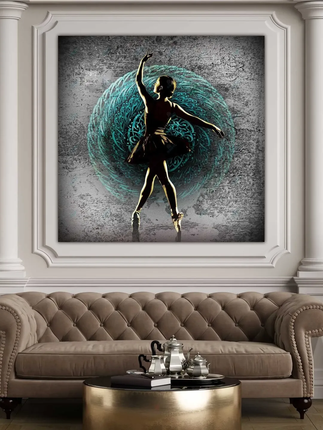 My Coquettish Mistress | Persian Wall Art | Persian Calligraphy Wall Art | Traditional Persian Gift | Persian Art - Hafez Poem