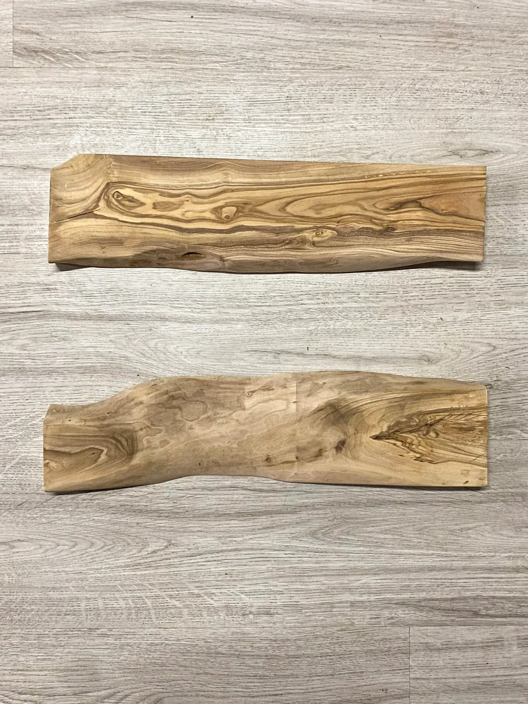 Live Edge Wood Slab, 17" Olive Wood Slab, Epoxy Resin Wood, Raw Wood