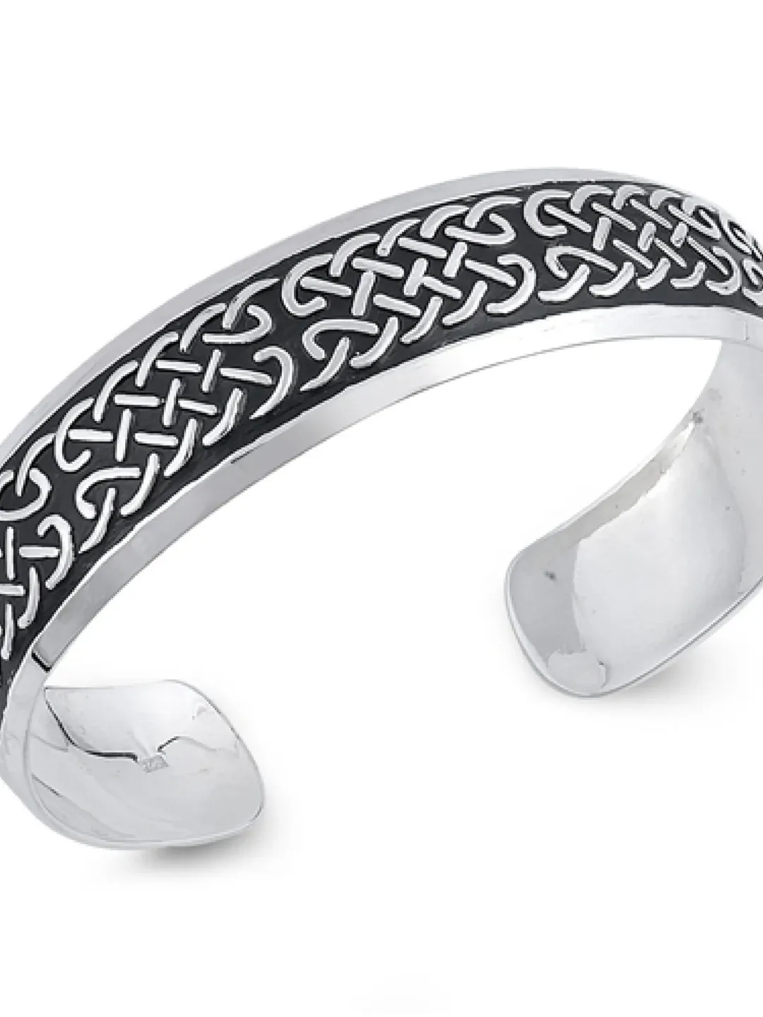 Sterling Silver Bangle Cuff Bracelet for Men, Oxidized Silver Bracelet, 925 Silver bracelet for men or women, Boyfriend bangle Birthday gift