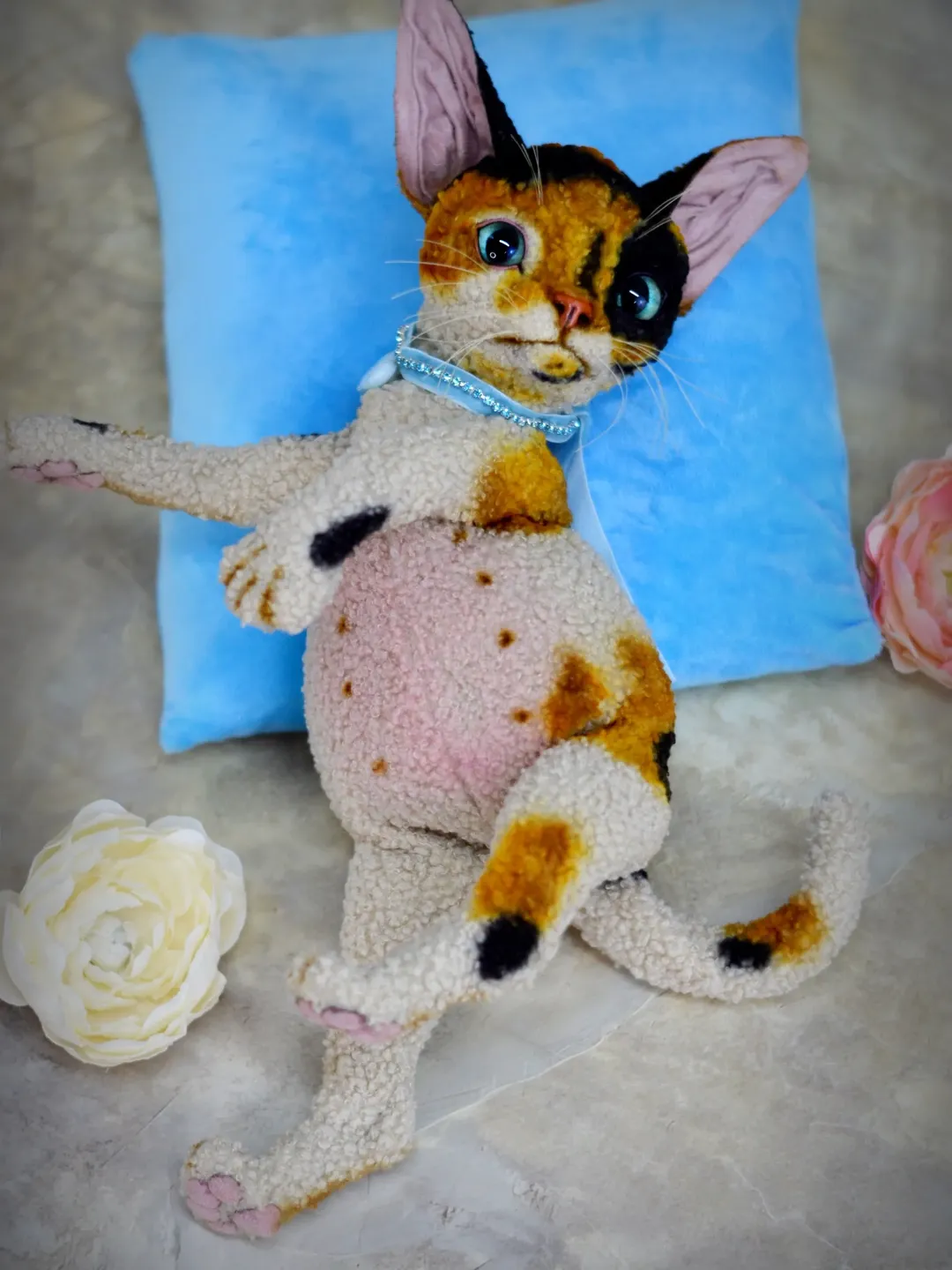 Plush Pattern Kitten - Cat sewing pattern Pattern stuffed animal ...