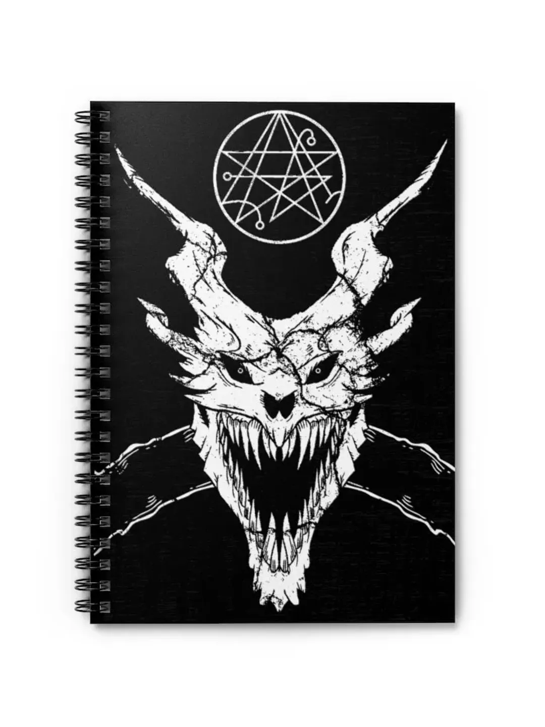 Sigil of the Gateway Dragon 6X8" Spiral Notebook | Ruled Line Dragon Journal, DM Campaign Diary, DnD Character Logbook