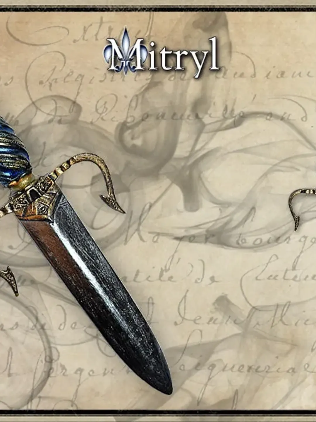 Percival foam LARP poniard for live action role playing or cosplay. *TAX INCLUDED*