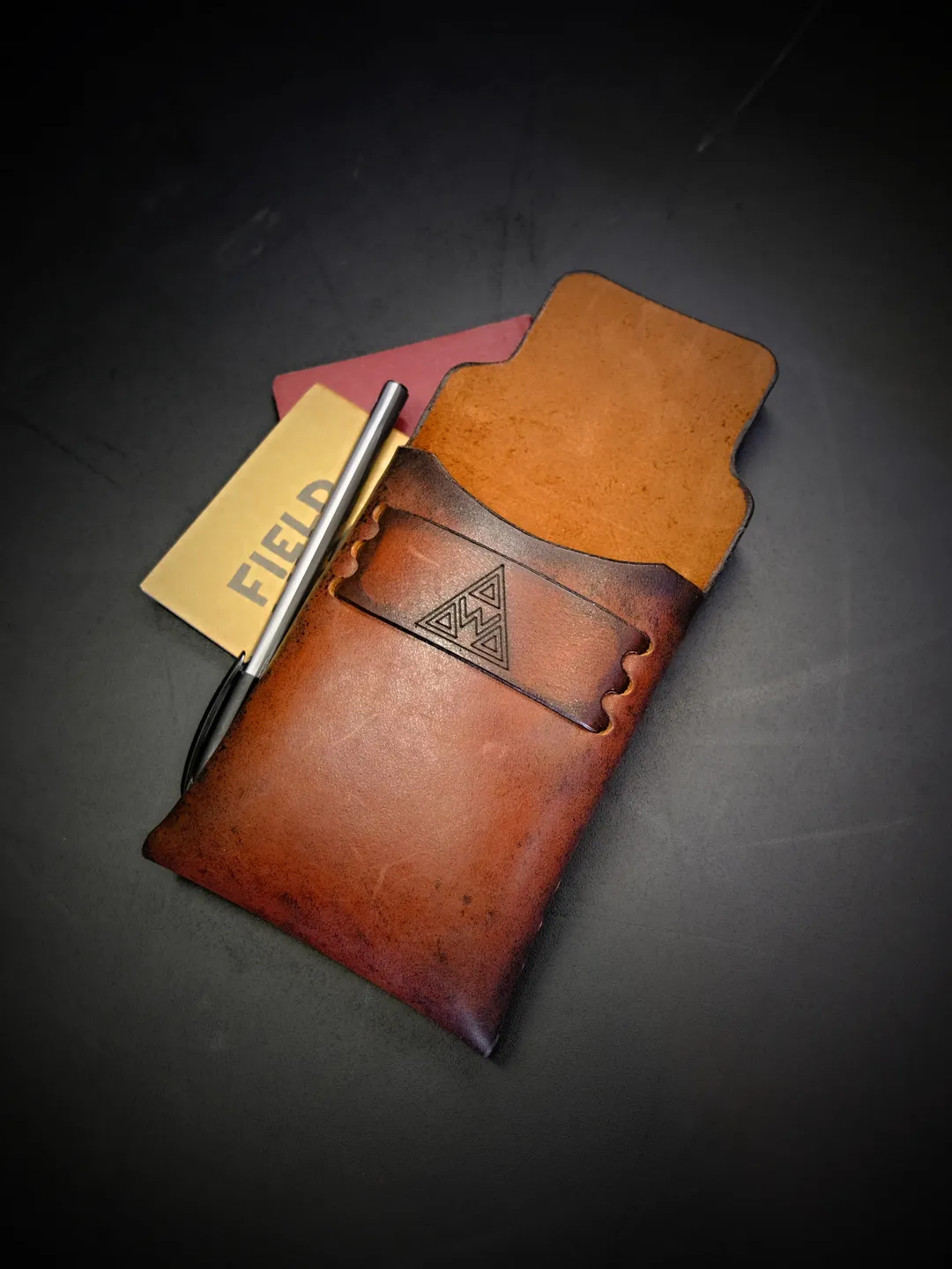 Stitchless Leather pattern - Field notes cover, passport cover NS4