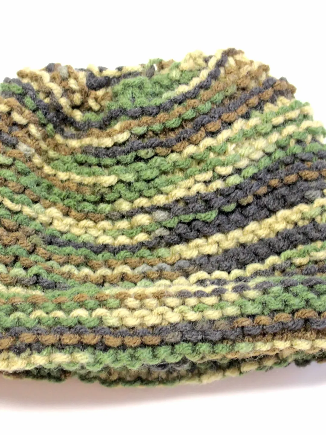 Camouflage Knit Yarn Beanie Hat, Military Kids and Babies, Camo Baby Hat, Baby Shower Gift Ideas for New Moms, Infant Crib Hat, Crochet Cap