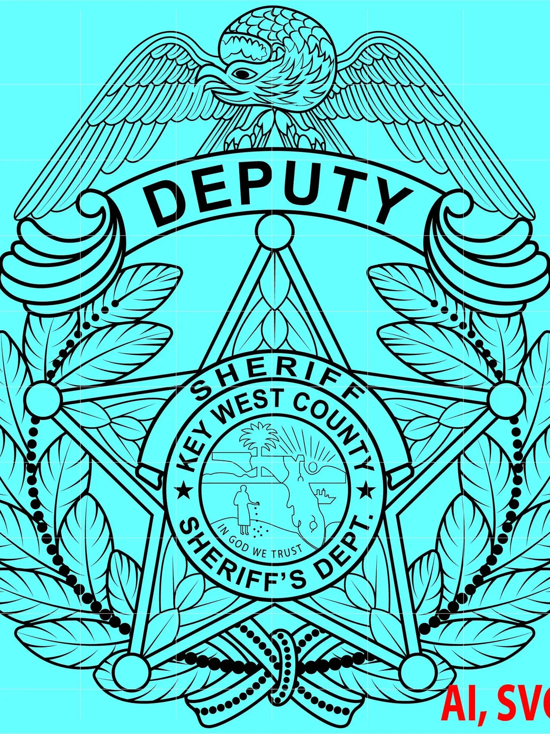State of South Carolina Barnwell County Deputy Sheriff Badge, Logo ...