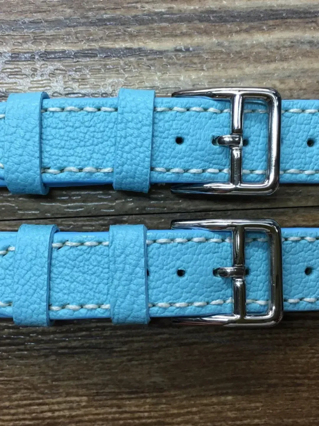 Birthday Gift Idea for wife, Turquoise Leather Apple Watch Band 41mm Series 7, Smart Watch Band, iWatch Series 6 40mm, Apple Watch Strap