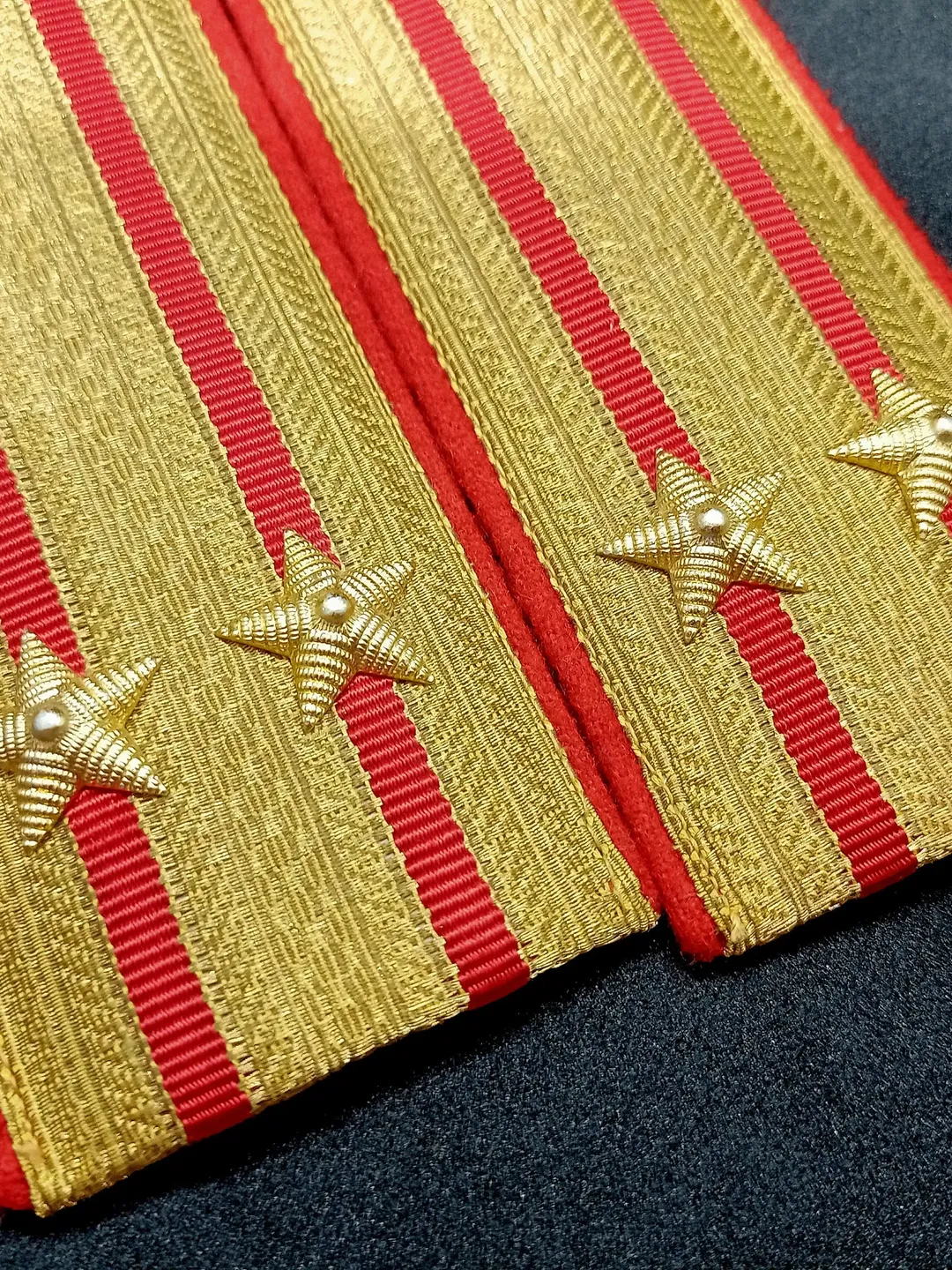 Original MILITARY epaulet of a Soviet OFFICER epaulet of the RUSSIAN lieutenant colonel Soviet army shoulder marks