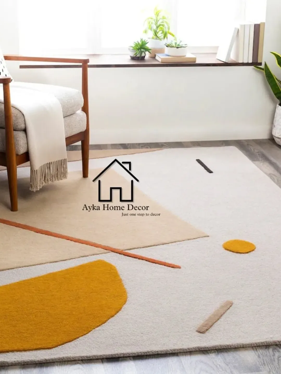 Abstract Modern 100% Woolen Area Rug For Hall Kitchen Living Room Bed Room Bath Room Dining Room Kids Room Carpet / Modern Rugs / Christmas