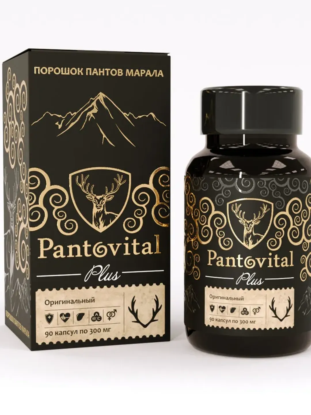 Antlers of the Altai Maral Pantovital Strength Endurance Health 90 capsules