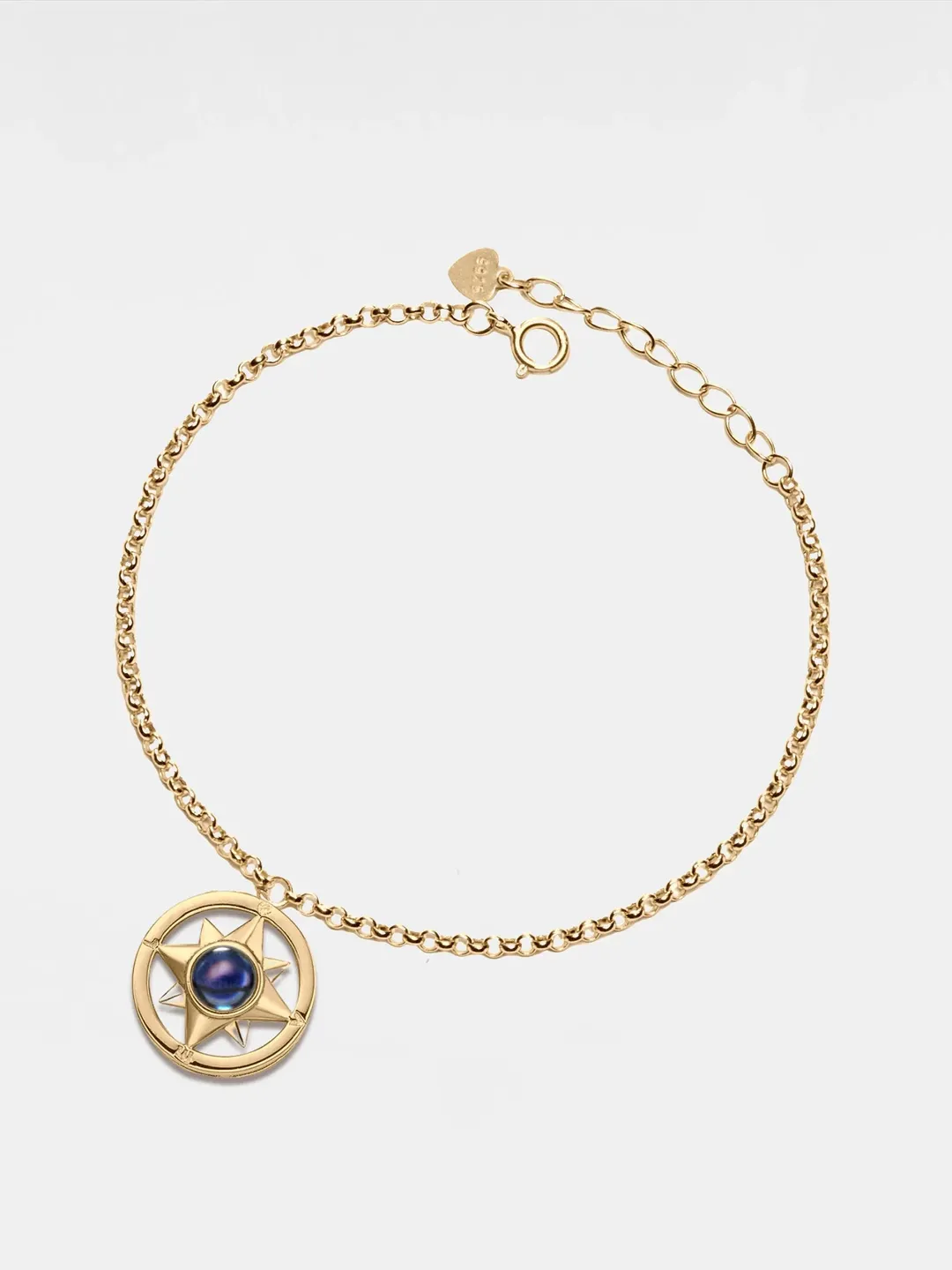 PERIMADE Compass Photo Projection Bracelet • Custom Memorial Photo Bracelet • Personalized Picture Inside Jewelry • Trendy Best Friend Gift