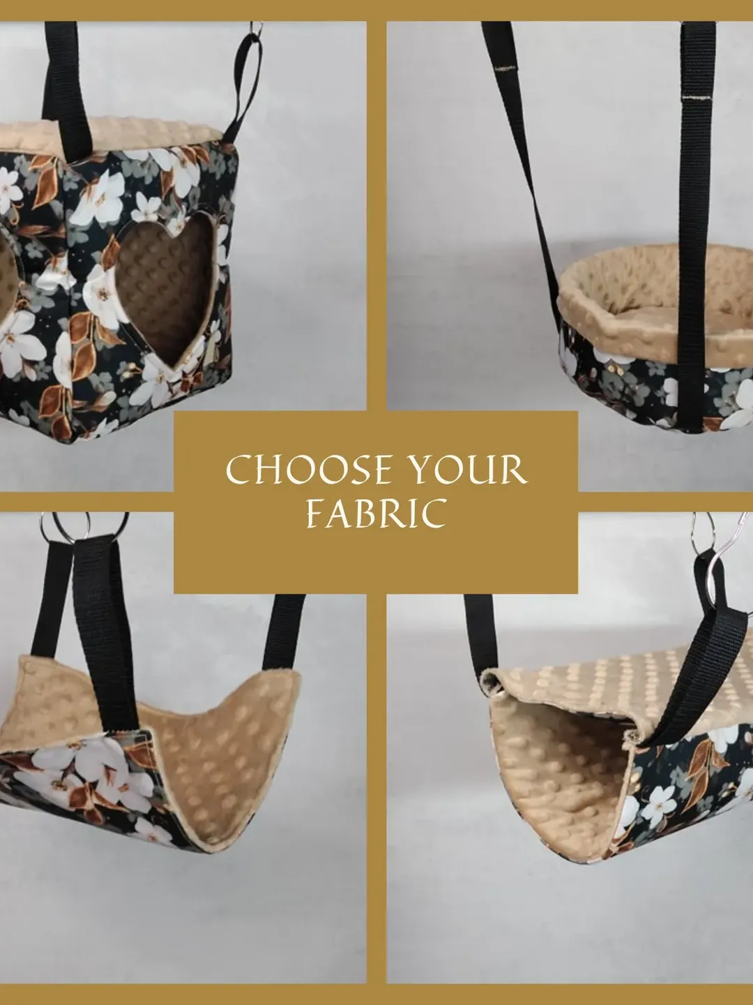 Chinchilla hammock set, rat hammock set, ferret hammock set, set of hammocks for small animals, rat cage accessories, ferret accessories