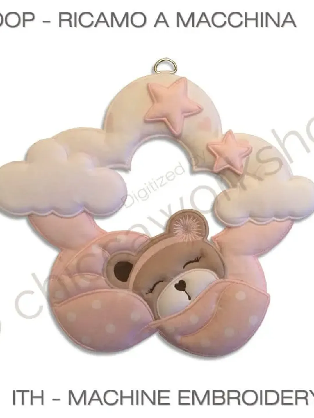 ITH Ghirlanda Fiore - Ricamo a macchina con tutorial