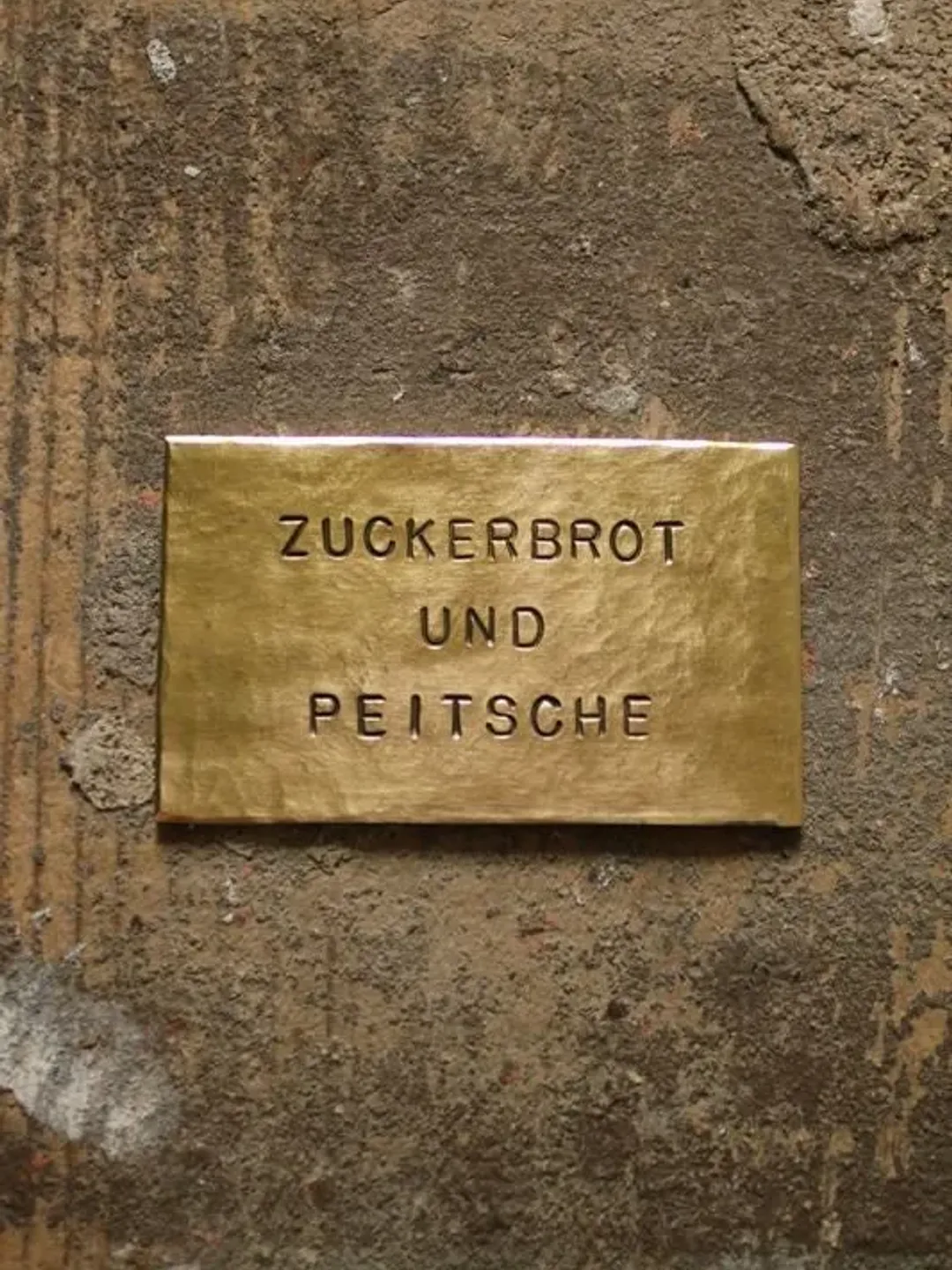 Antique Brushed Brass Plaque - Brushed Brass Plaque Sign - Antique Brushed Brass Wall Sign