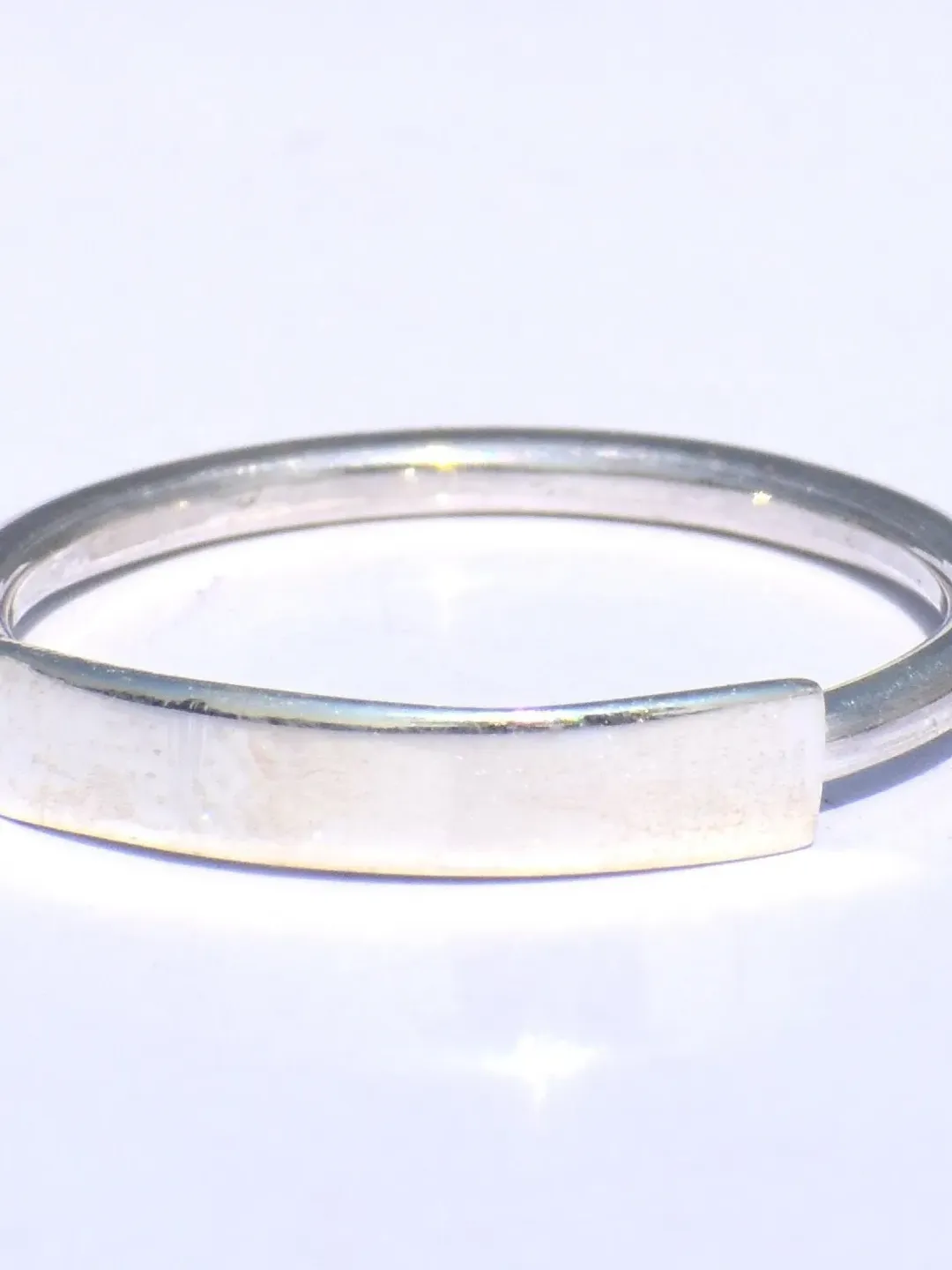 Silver Chunky Ring, Handmade Ring, 925 Sterling Silver Ring, Trinity Ring, Knuckle Ring, Dainty Ring, Gift For Her, Statement Ring, Bar Ring