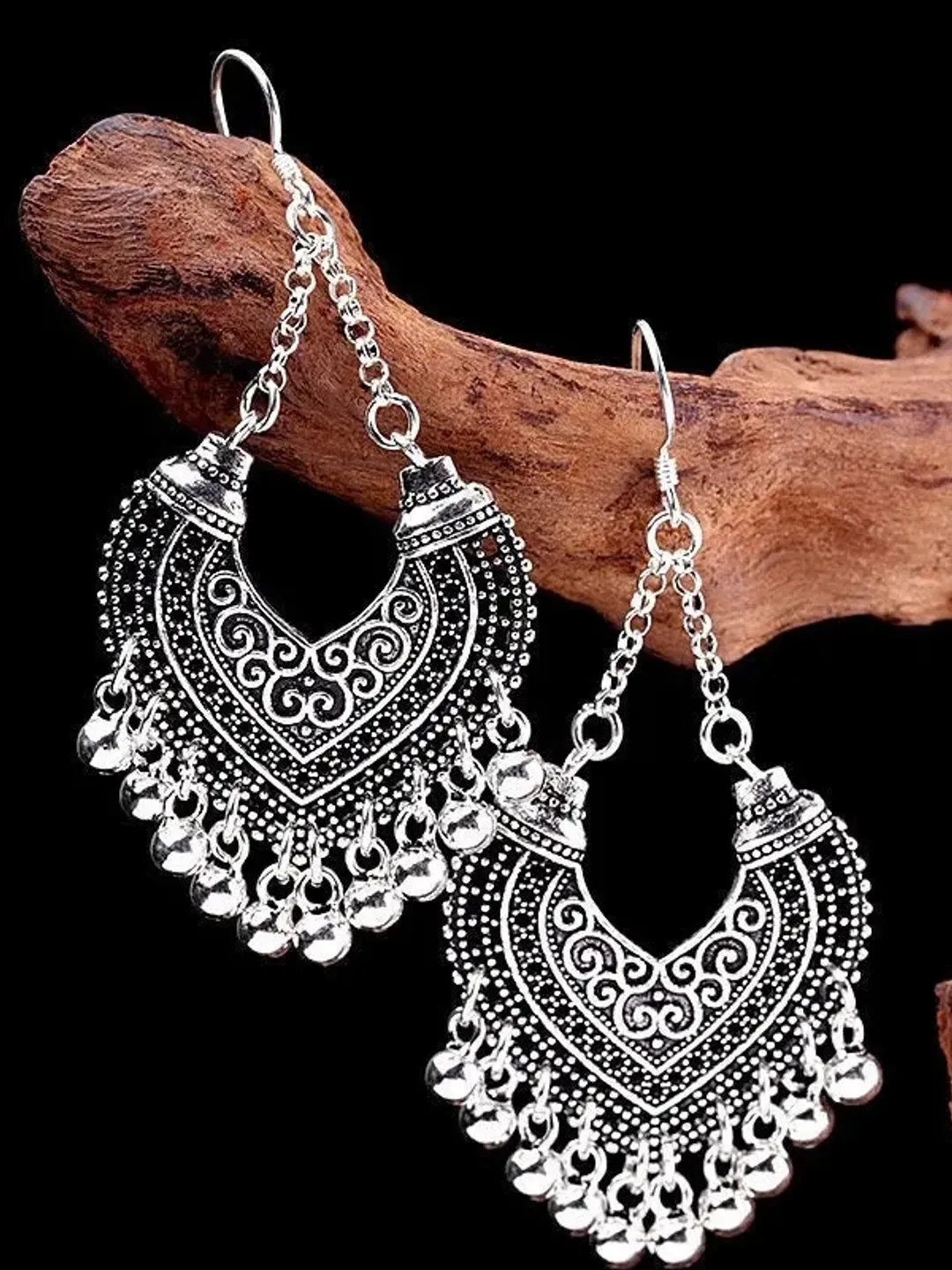 925 Sterling Silver Bohemian Dangle Earrings