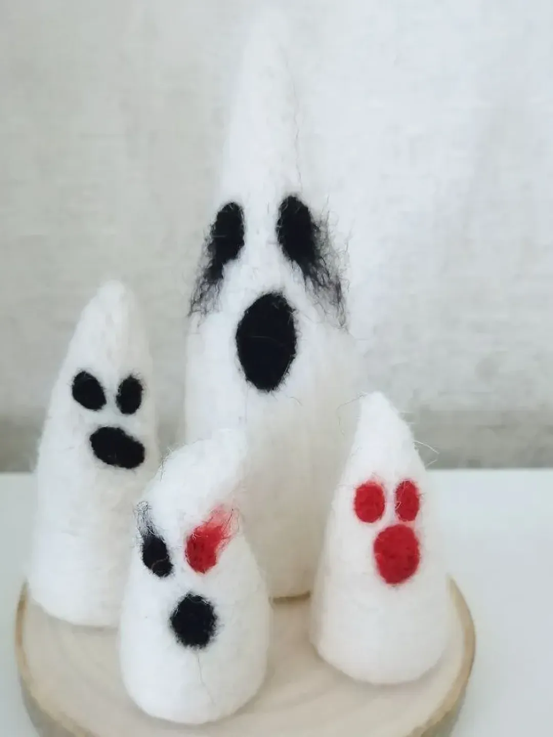 Mini Desk Ghost Halloween Ghost Decor, Set of 4 mini Figurines Ghosts, Spooky and ...