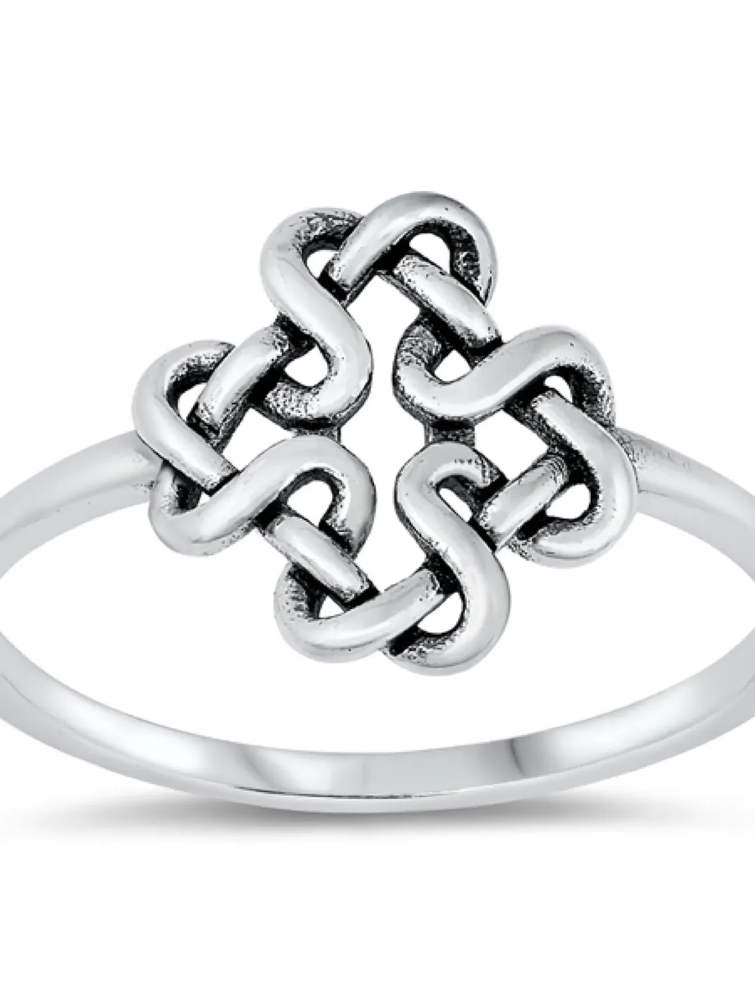 Sterling Silver Celtic Knot Ring, Irish Ring, Celtic knot Toe Ring, Irish Celtic Knot thumb Ring, 925 Celtic Ring Jewelry Women Size 4 to 10