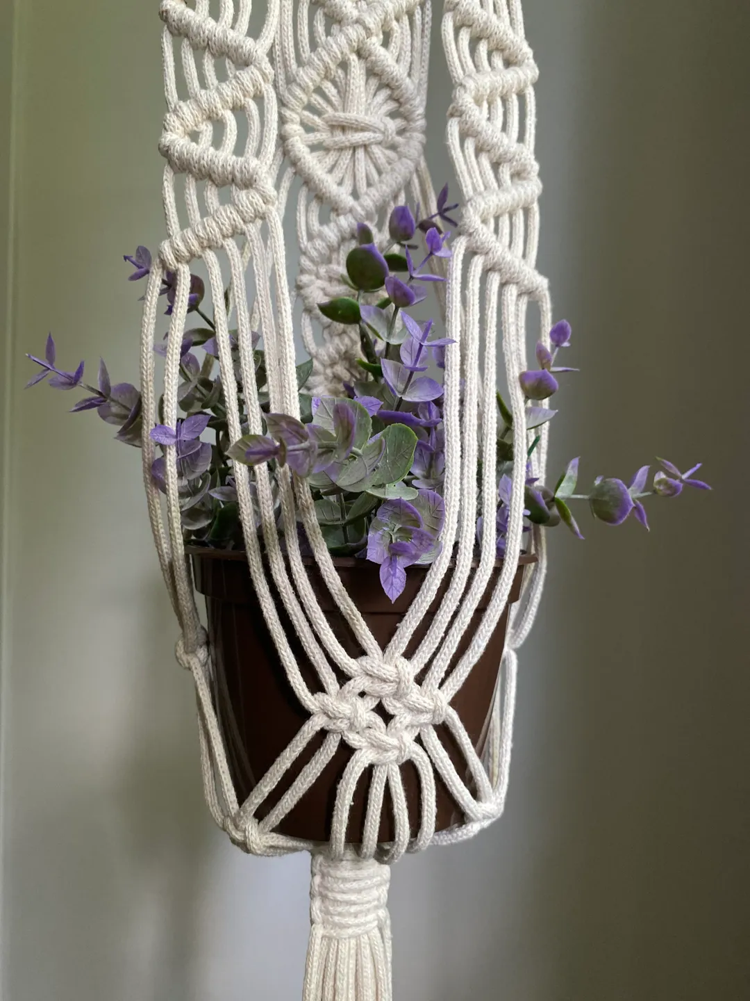Macrame Plant Hanger Pattern PDF, Boho Decor DIY Tutorial