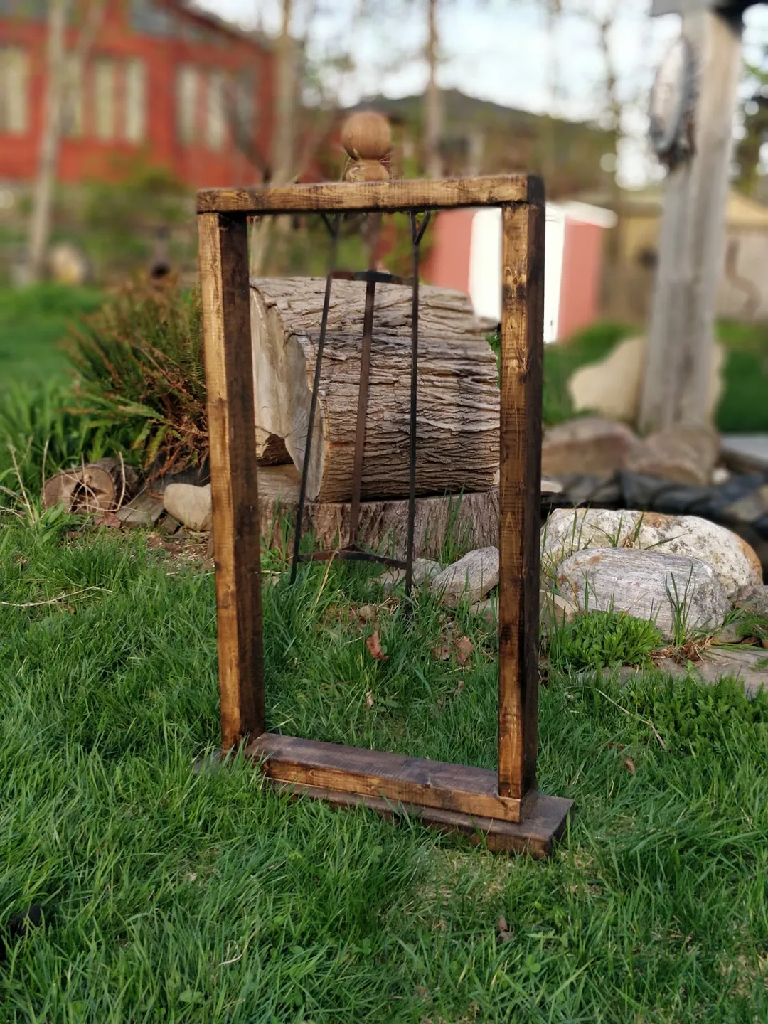 Hanging Basket Wood Stand | Hanging Planter | Plant Hanger | Hanging Plant