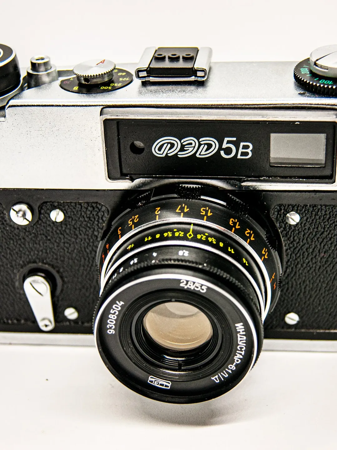 RUSSIAN film CAMERA FED 5v with industar 61 l / d lens soviet 35mm cameras