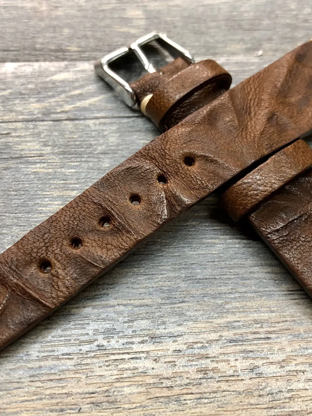 Brown Leather Watch Strap, Leather Brown Strap, Leather Band 18mm/19mm/20mm/21mm/22mm/24mm, Mens Custom made watch strap, Personalise