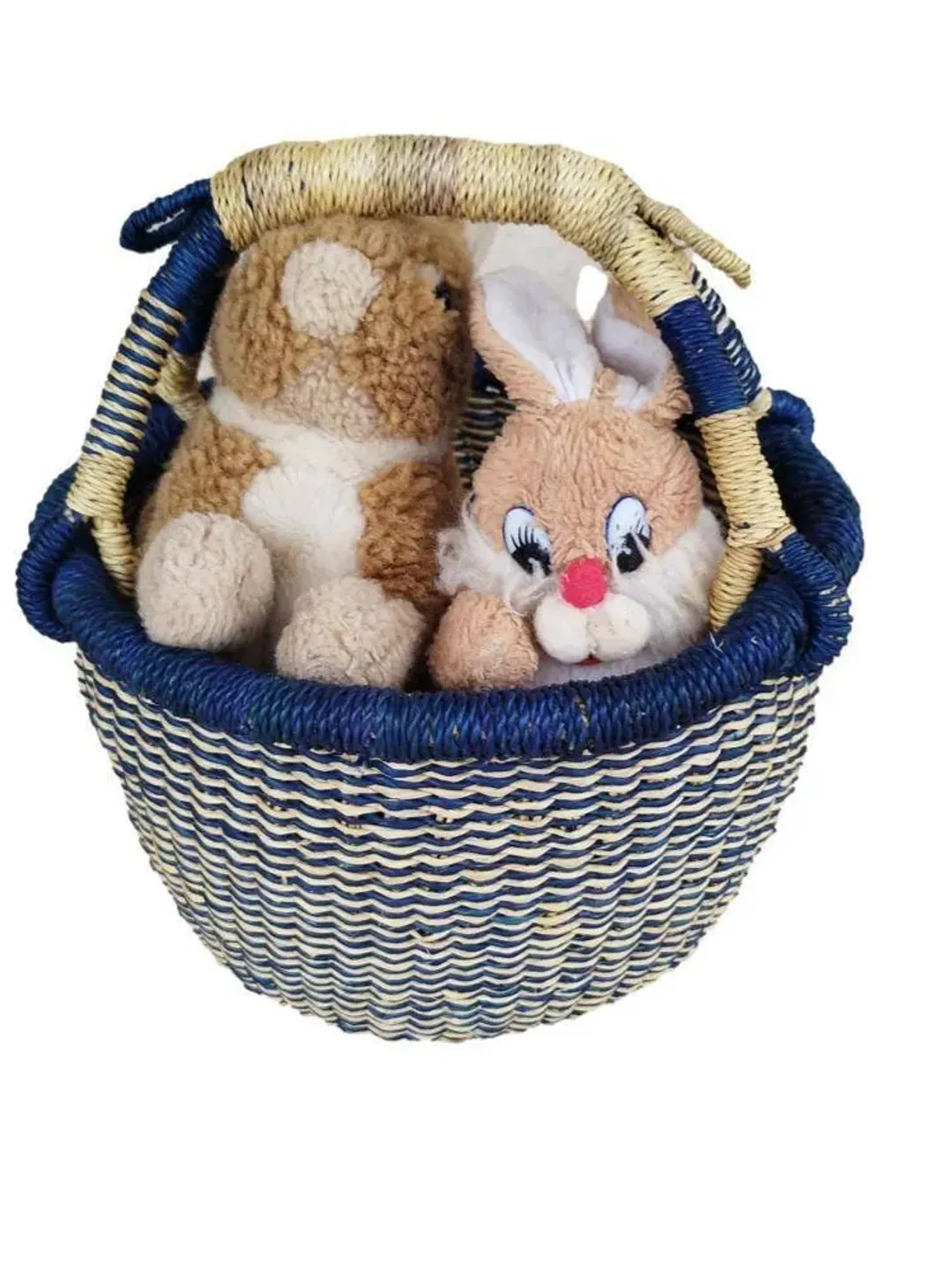 Bolga Basket, African Basket, Woven Basket, Gathering Basket, Vegan Gift Basket, Baby Gift Basket, Family Gift Basket