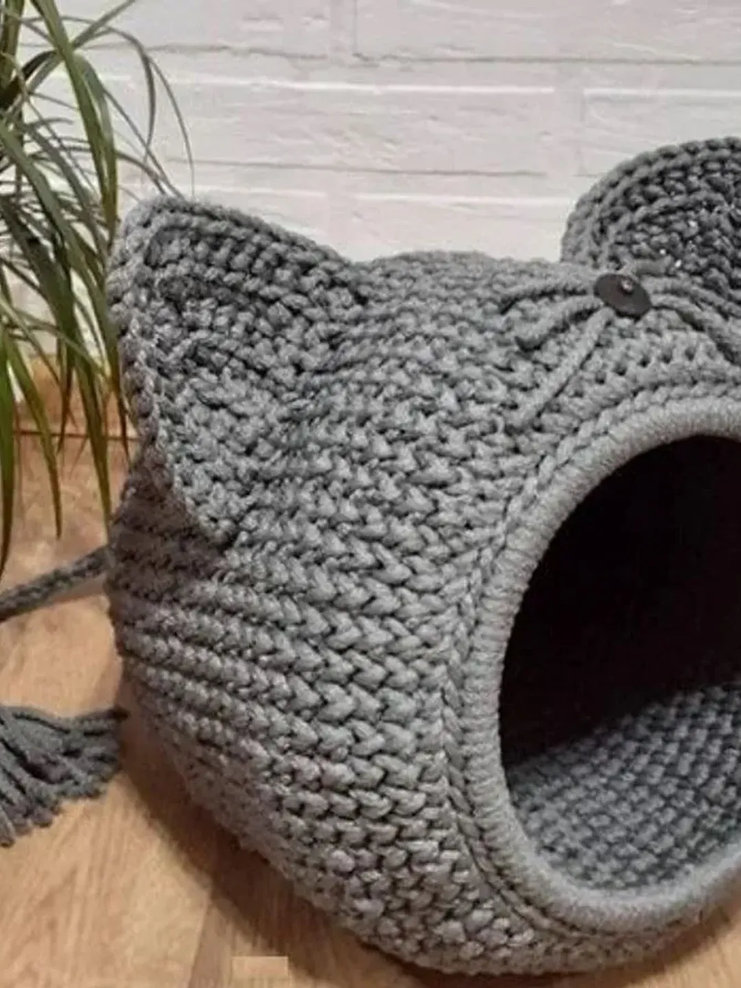 CAT BED Crochet Pattern Cat cave PDF tutorial