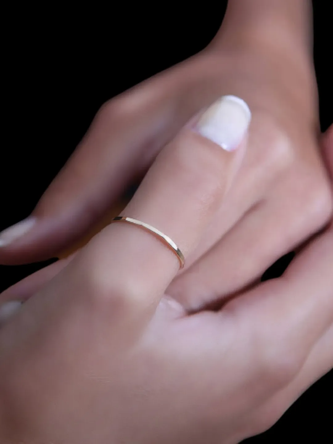 Thumb Ring, Thin Gold Thumb Ring, 14k, Gold Filled, Thin Wedding Ring Band, Minimalist, Simple, 2mm Thin Thumb Ring, plain band, Stacking